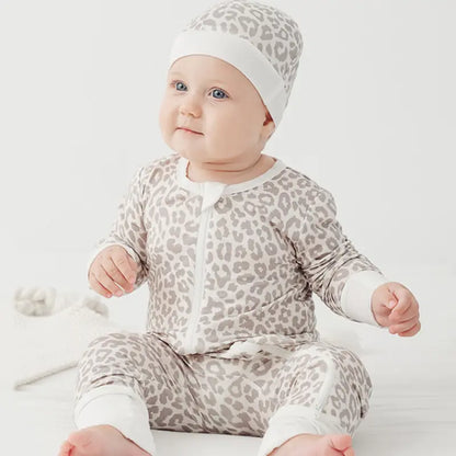 Bamboo Fiber Baby Zippered Romper