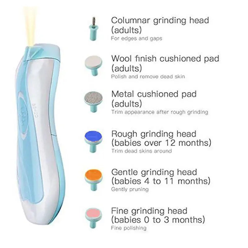 No Fuss Electric Baby Nail Trimmer