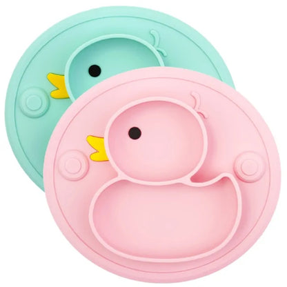 Baby Duck Shape Silicone Plate