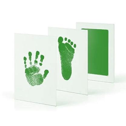 Baby Hand And Footprint Kit Ink Pads Photo Frame